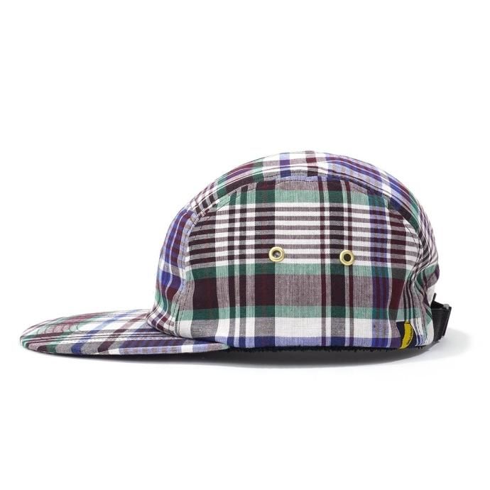 179515297 Trad Marks / Basic Jet Cap Madras Check - Burgundy ١ååȥå ޥɥ饹å 02