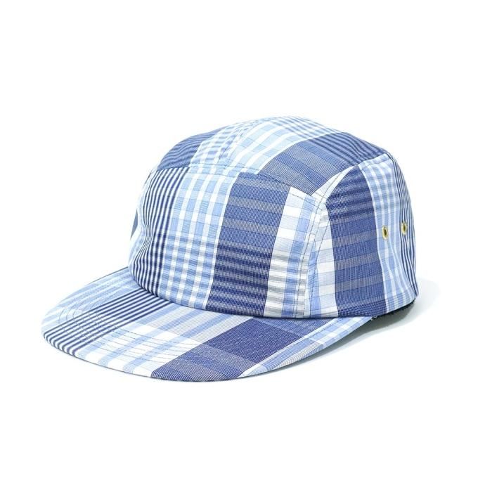 179515318 Trad Marks / Basic Jet Cap Madras Check - Blue ١ååȥå ޥɥ饹å 01