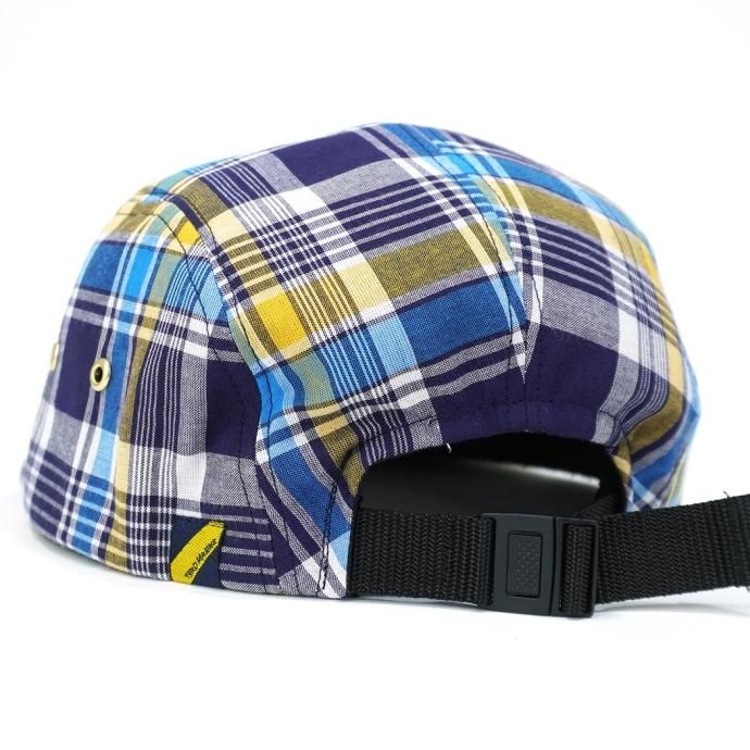 179515329 Trad Marks / Basic Jet Cap Madras Check - Navy/Yellow ١ååȥå ޥɥ饹å 02