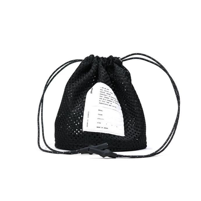 179738286 INNAT / MESH CINCH BAG - Black å奷Хå ֥å INNAT05-A03 01