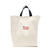 Turtlecreek / Canvas Grocery Tote Bags - Regular / US Flag / Midnight Blue ȥ륯꡼ Х꡼ȡȥХå