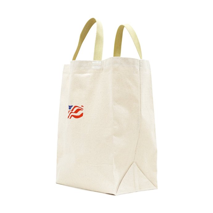 179845132 Turtlecreek / Canvas Grocery Tote Bags - Regular / US Flag / Tan ȥ륯꡼ Х꡼ȡȥХå 02