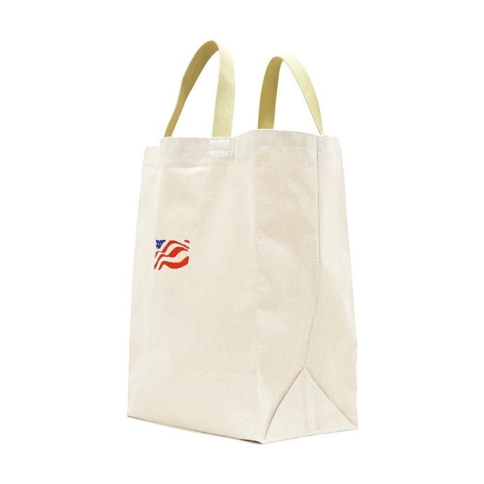 179845132 Turtlecreek / Canvas Grocery Tote Bags - Regular / US Flag / Tan ȥ륯꡼ Х꡼ȡȥХå 02