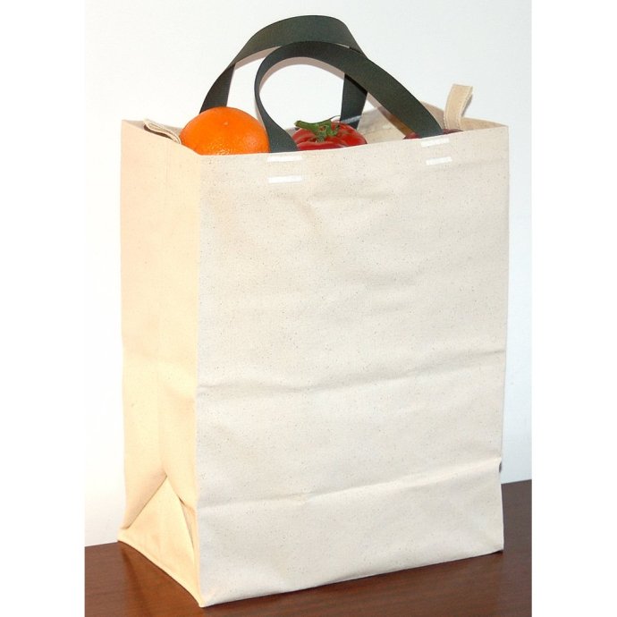 179845132 Turtlecreek / Canvas Grocery Tote Bags - Regular / US Flag / Tan ȥ륯꡼ Х꡼ȡȥХå 02