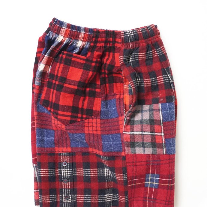 180079820 oddment / CUSTOM Flannel Shorts - Red M ѥåեͥ ᥤ硼 02