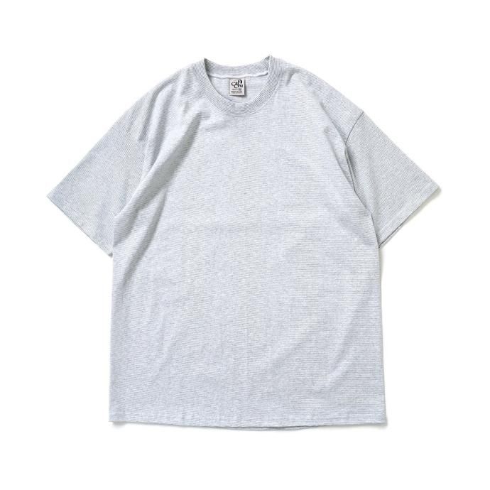 CalCru / Micro-Stripe Tee - Ash ޥܡT