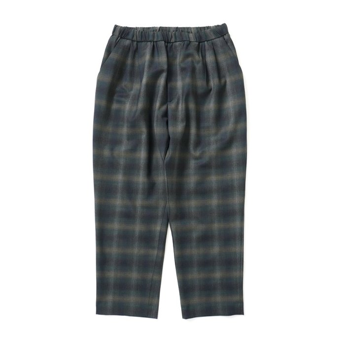 180104488 CEASTERS / 2pleats Easy Trousers - Green-Grey Check 2åѥ CT24S-TR04 01