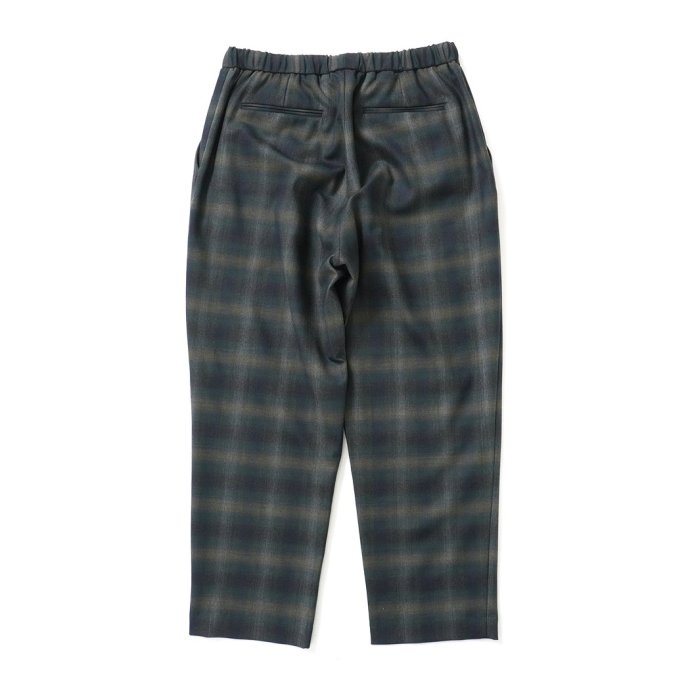 180104488 CEASTERS / 2pleats Easy Trousers - Green-Grey Check 2åѥ CT24S-TR04 02