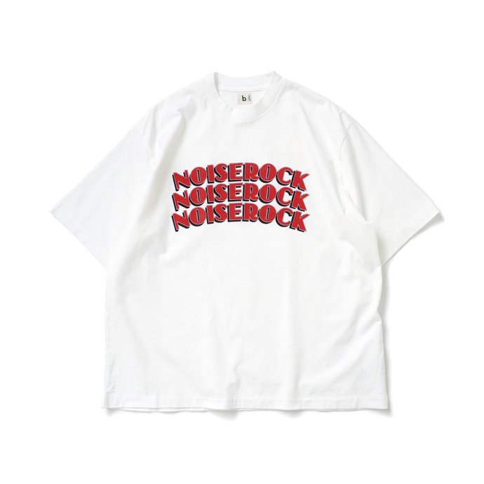 180126324 blurhms ROOTSTOCK / NOISE ROCK Print Tee WIDE - White bROOTS24S34A<img class='new_mark_img2' src='https://img.shop-pro.jp/img/new/icons47.gif' style='border:none;display:inline;margin:0px;padding:0px;width:auto;' /> 01