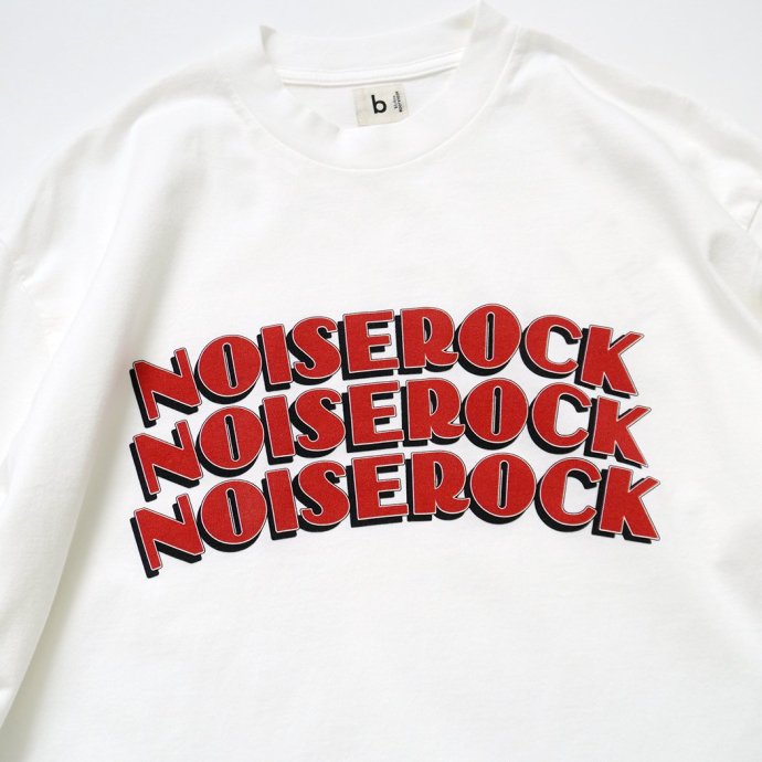 180126324 blurhms ROOTSTOCK / NOISE ROCK Print Tee WIDE - White bROOTS24S34A<img class='new_mark_img2' src='https://img.shop-pro.jp/img/new/icons47.gif' style='border:none;display:inline;margin:0px;padding:0px;width:auto;' /> 02