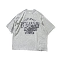 blurhms ROOTSTOCK / NOT-WASHING-TON 88/12 Print Tee WIDE - HeatherGrey bROOTS24S27F<img class='new_mark_img2' src='https://img.shop-pro.jp/img/new/icons47.gif' style='border:none;display:inline;margin:0px;padding:0px;width:auto;' />