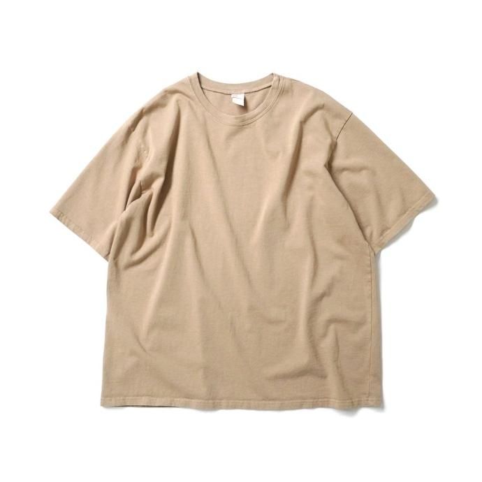 180704311 SMOKE T ONE / CSTM Heavy Cotton S/S Tee - Khaki إӡåȥȾµT 01