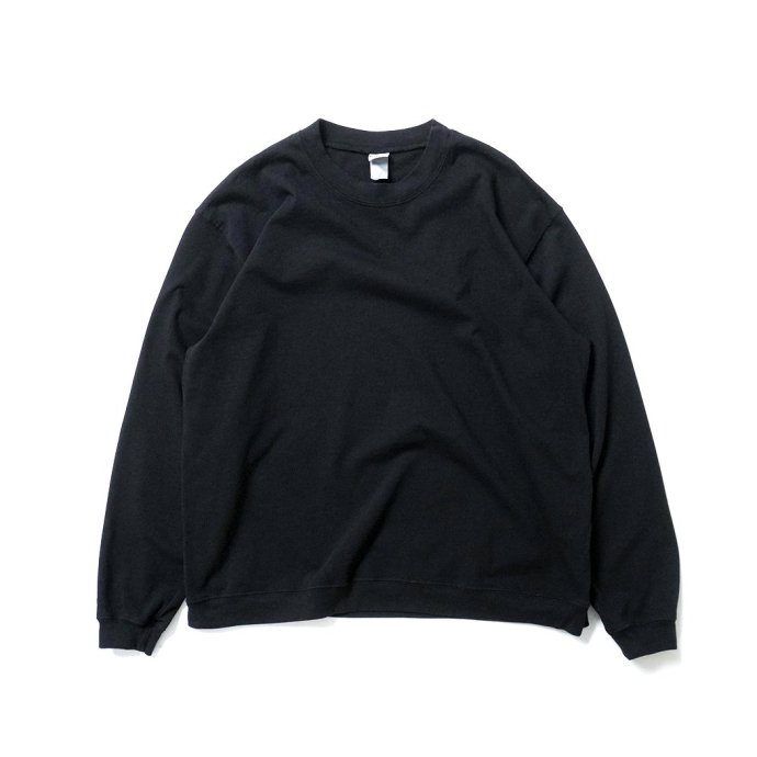 180704358 SMOKE T ONE / CSTM Heavy Cotton Sweat Shirts - Black إӡåȥĹµåȥ 01
