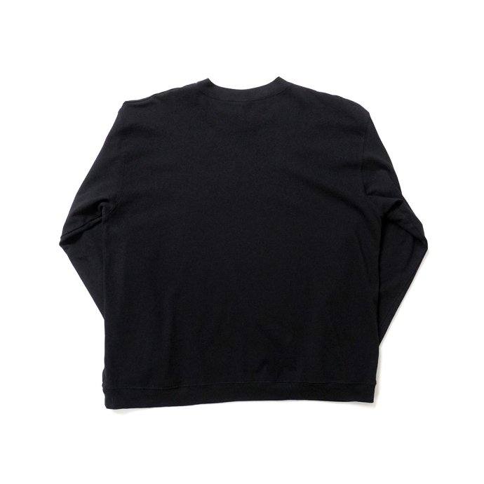 180704358 SMOKE T ONE / CSTM Heavy Cotton Sweat Shirts - Black إӡåȥĹµåȥ 02