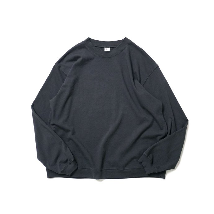 180704398 SMOKE T ONE / CSTM Heavy Cotton Sweat Shirts - Charcoal إӡåȥĹµåȥ 01
