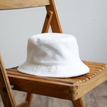 AS Colour / TERRY BUCKET HAT - White ƥ꡼ Хåȥϥå ۥ磻 ѥǺ