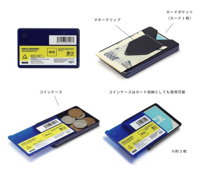 181101480 ANAheim Money Card - Metallic Blue ʥϥ ޥ͡ - ᥿å֥롼 | 󥱡 ޥ͡å 02