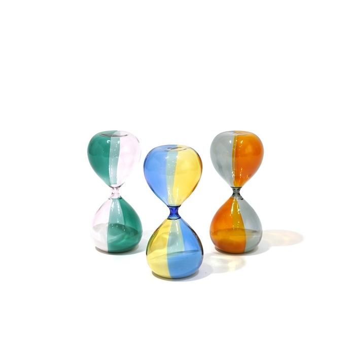181190989 砂時計 M(バイカラー)B GYxAM グレーxアンバー Hourglass M 10分 db081 02