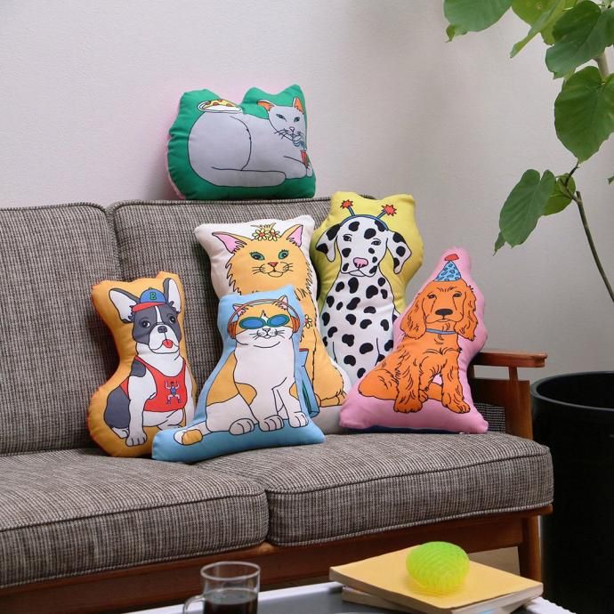 181627272 The Enjoy C&D Club Cushion - Cat/Beige å ١ ǭ饹ȥå 02