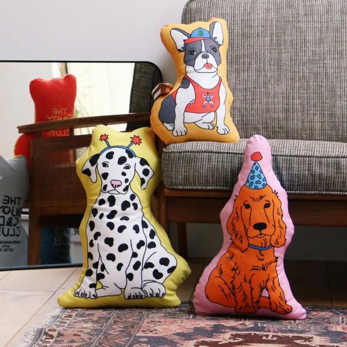 181627351 The Enjoy C&D Club Cushion - Dog/Orange ɥå  饹ȥå 02