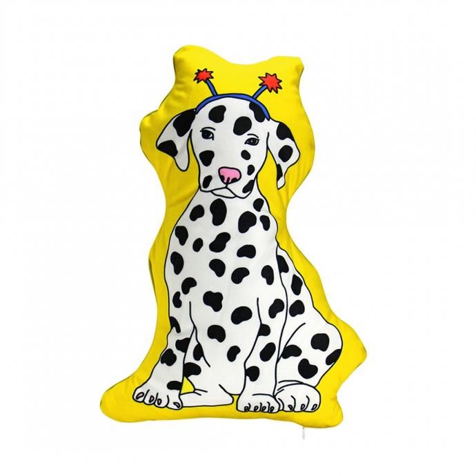 181627373 The Enjoy C&D Club Cushion - Dog/Yellow ɥå  饹ȥå 01