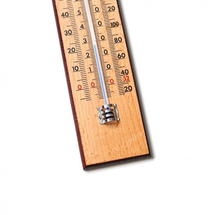 TFA Dostmann / Analogue School Thermometer 12.1007 アナログスクールサーモメーター 木製学校用温度計