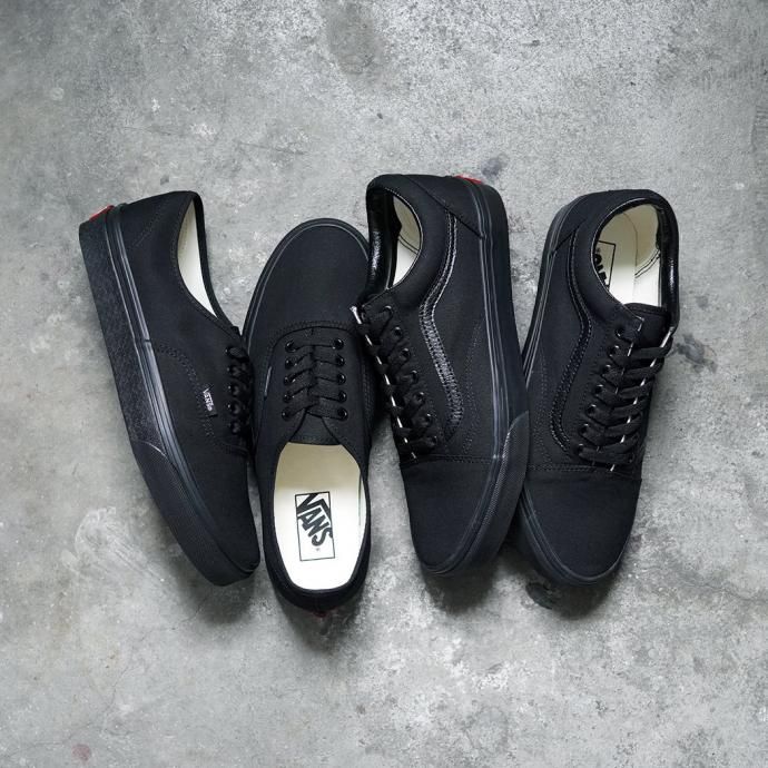 181682980 VANS / UA Old Skool - Black/Black VN000D3HBKA  ɥ ֥å 02