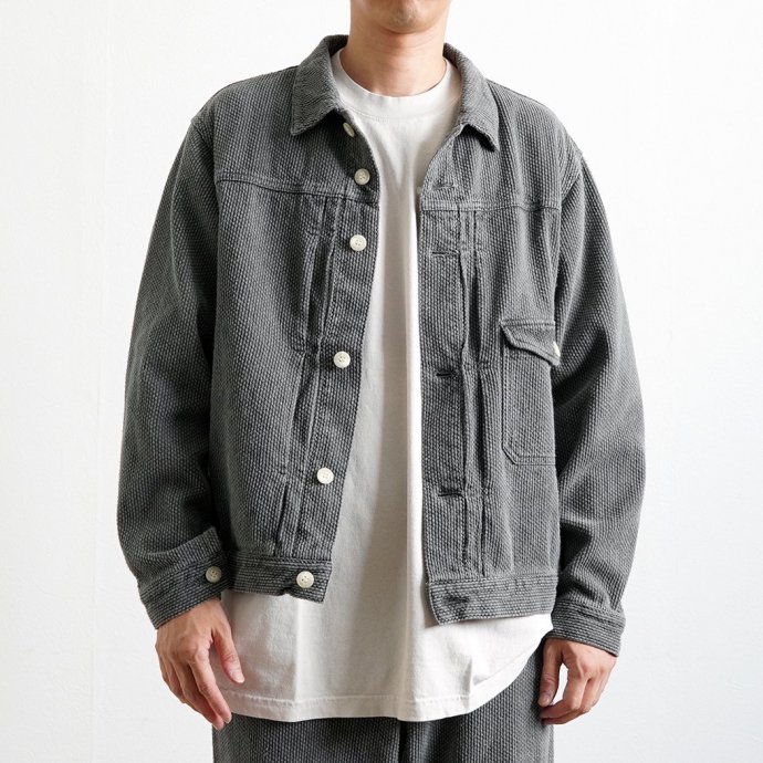 181719484 INNAT / SASHIKO TYPE-1 TRUCKER JACKET - Sumikuro ɤҿ ȥå㥱å ߥ INNAT06-J03A<img class='new_mark_img2' src='https://img.shop-pro.jp/img/new/icons47.gif' style='border:none;display:inline;margin:0px;padding:0px;width:auto;' /> 02