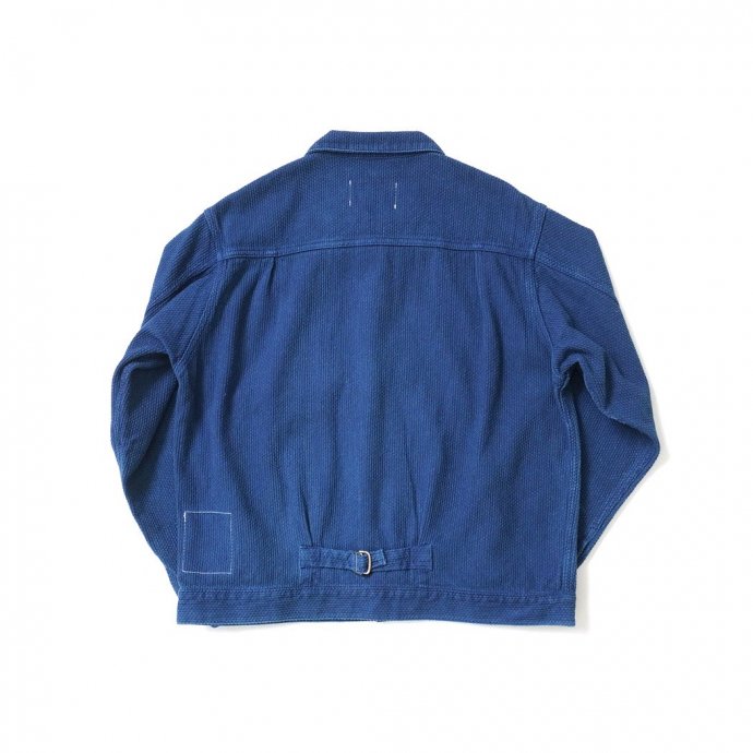 181719514 INNAT / HAND-DYED SASHIKO TYPE-1 TRUCKER JACKET - Indigo ɤҿ ȥå㥱å ǥ INNAT06-J03B<img class='new_mark_img2' src='https://img.shop-pro.jp/img/new/icons47.gif' style='border:none;display:inline;margin:0px;padding:0px;width:auto;' /> 02