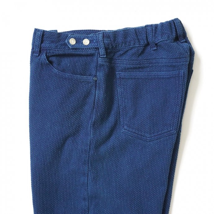 181719679 INNAT / HAND-DYED SASHIKO 5P PANTS - Indigo ɤҿ 5ݥåȥѥ ǥ INNAT06-P04B<img class='new_mark_img2' src='https://img.shop-pro.jp/img/new/icons47.gif' style='border:none;display:inline;margin:0px;padding:0px;width:auto;' /> 02