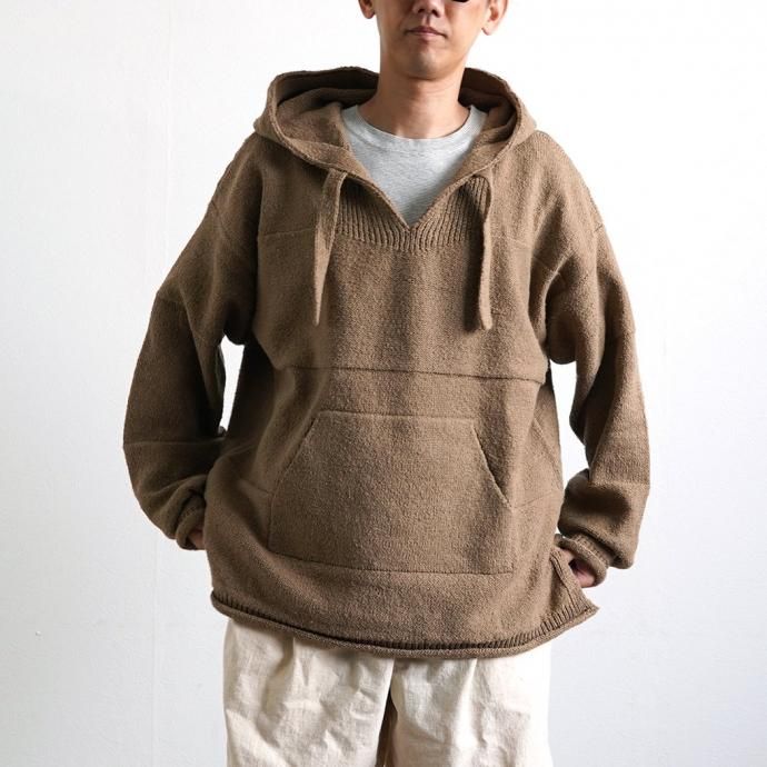 181719997 INNAT / MEXICAN KNIT HOODIE - Beige ˥åȥᥭѡ ١ INNAT06-K03 02