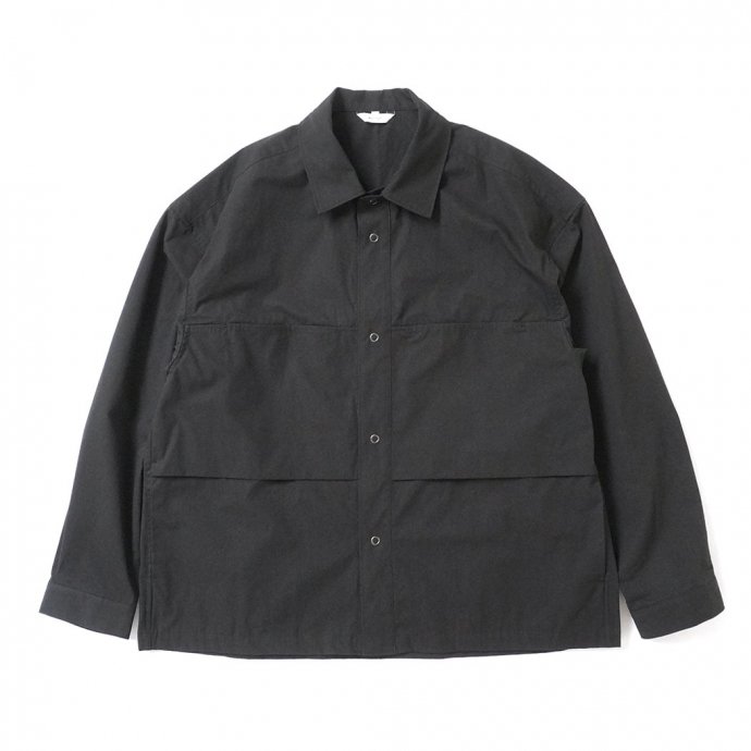 182294294 Kontor / LAYERED MULTI-POCKET SHIRT - BLACK ĥ㥱å KON-SH02243 02