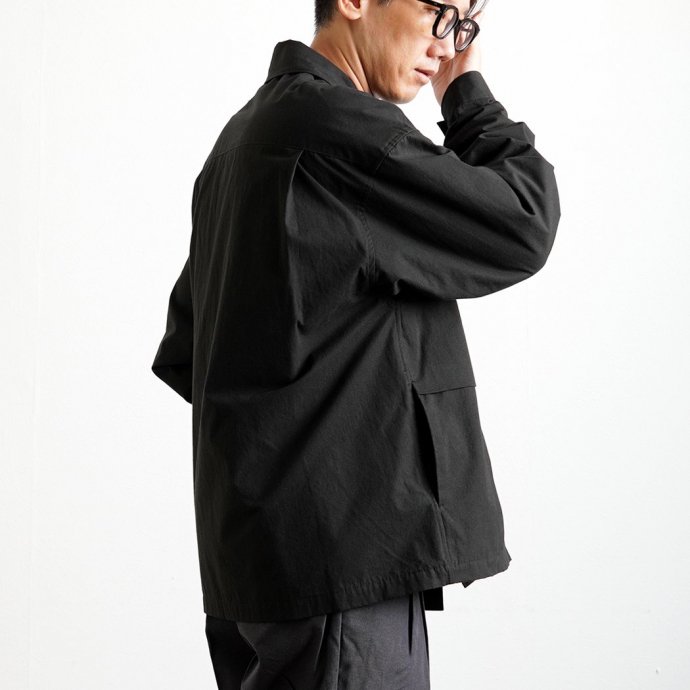 182294294 kontor/ LAYERED MULTI-POCKET SHIRT - BLACK ĥ㥱å KON-SH02243<img class='new_mark_img2' src='https://img.shop-pro.jp/img/new/icons47.gif' style='border:none;display:inline;margin:0px;padding:0px;width:auto;' /> 02