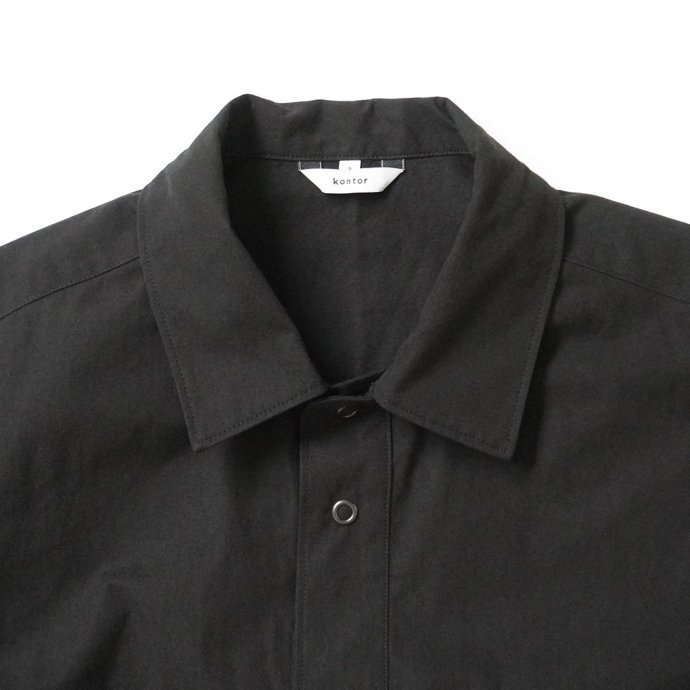 182294294 Kontor / LAYERED MULTI-POCKET SHIRT - BLACK ĥ㥱å KON-SH02243 02