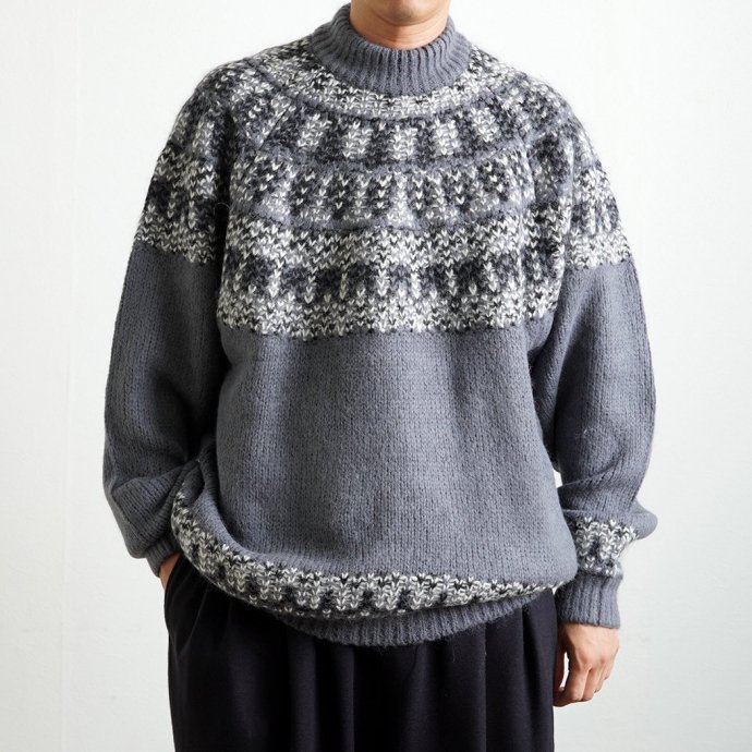 182294535 INNAT / NORDIC SWEATER - Gray Υǥå INNAT06-K01 02