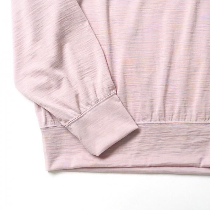 182427496 O-  / MERINO SWEATSHIRT - Lilac Orange Υ륫åȥ OW-21 02