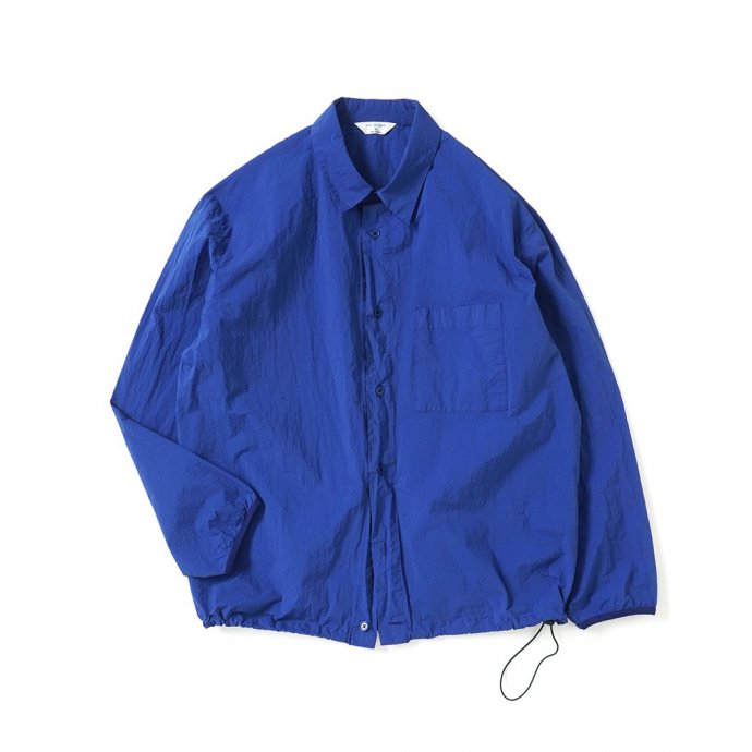 STILL BY HAND スティルバイハンド / BL01243 - ROYAL BLUE リップストップナイロン シャツブルゾン