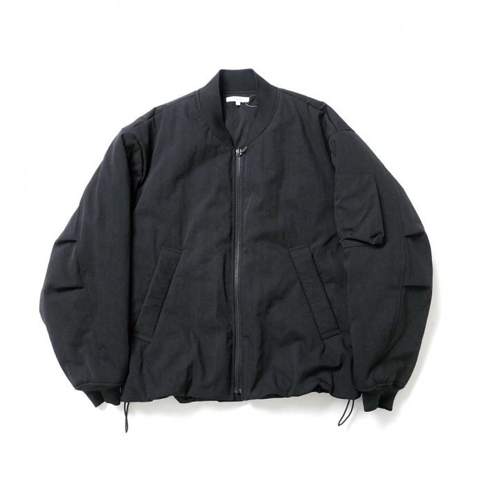 182780022 kontor/ PADDED FLIGHT JACKET - BLACK 󥵥졼ȥѥǥå ե饤ȥ㥱å KON-BL02243 01