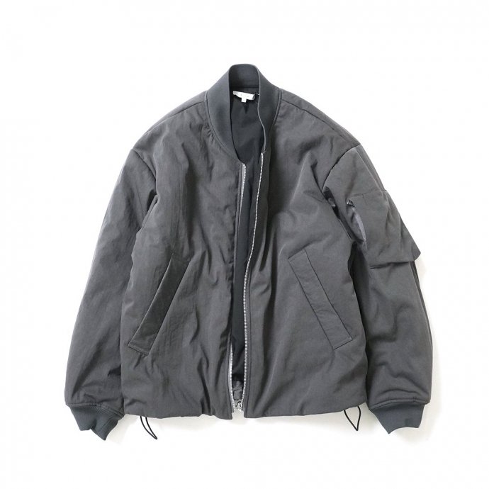 182780259 kontor/ PADDED FLIGHT JACKET - GREY 󥵥졼ȥѥǥå ե饤ȥ㥱å KON-BL02243 02