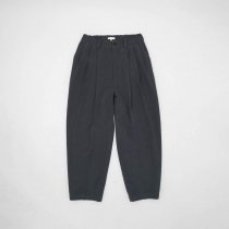 kontor/ 3 PLEAT WOOL PANTS - GREY 3åѥ KON-PT02243