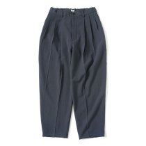 kontor/ 3 PLEAT WOOL PANTS - GREY 3åѥ KON-PT02243