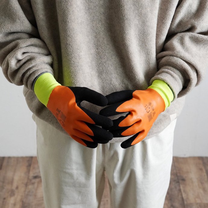 183170221 O-  / RUBBERIZED GLOVES ɿɴ 25W-02 - Orange 02