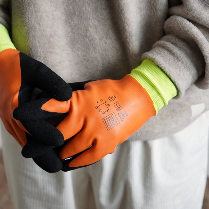 183170221 O-  / RUBBERIZED GLOVES ɿɴ 25W-02 - Orange 02