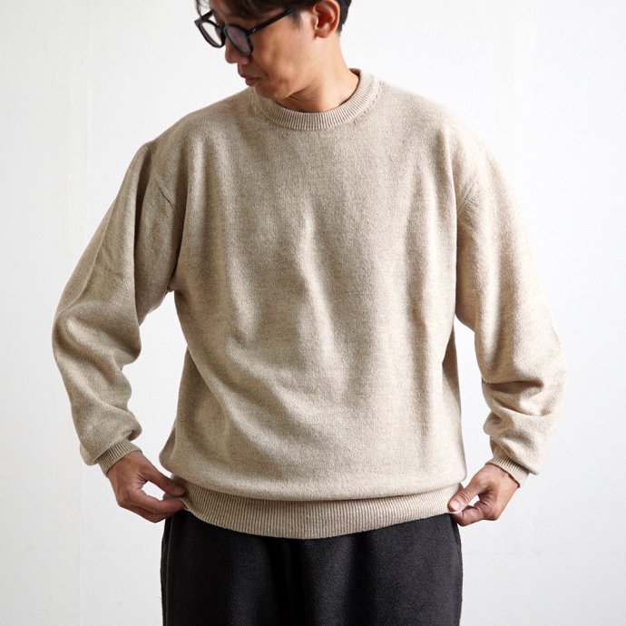 183282854 STILL BY HAND ƥХϥ / KN01244 - BEIGE 롿륯 롼ͥå ץ륪С 02