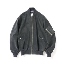 INNAT / SUEDE BOMBER JACKET - Black ɥܥޡ㥱å ֥å INNAT07-J06