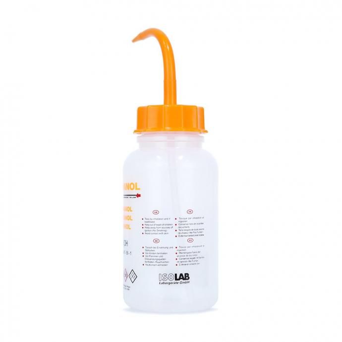 184390364 ISOLAB / Wash Bottles With Integral Tube - Methanol/Orange åܥȥ  02