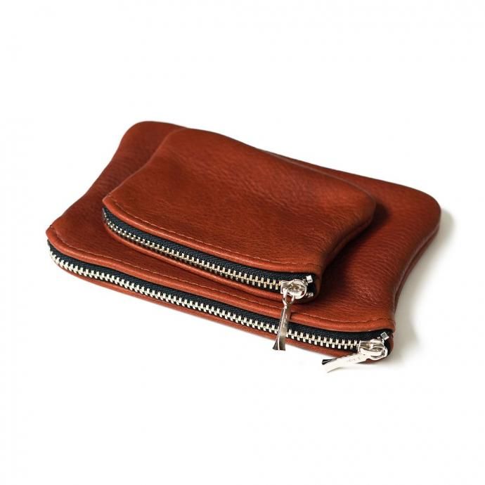 184566735 MOONSHINE LEATHER COMPANY / 4-inch Zippered Pouch - Cognac ࡼ󥷥㥤쥶ѥˡ åѡդݡ 4 ˥å<img class='new_mark_img2' src='https://img.shop-pro.jp/img/new/icons47.gif' style='border:none;display:inline;margin:0px;padding:0px;width:auto;' /> 02