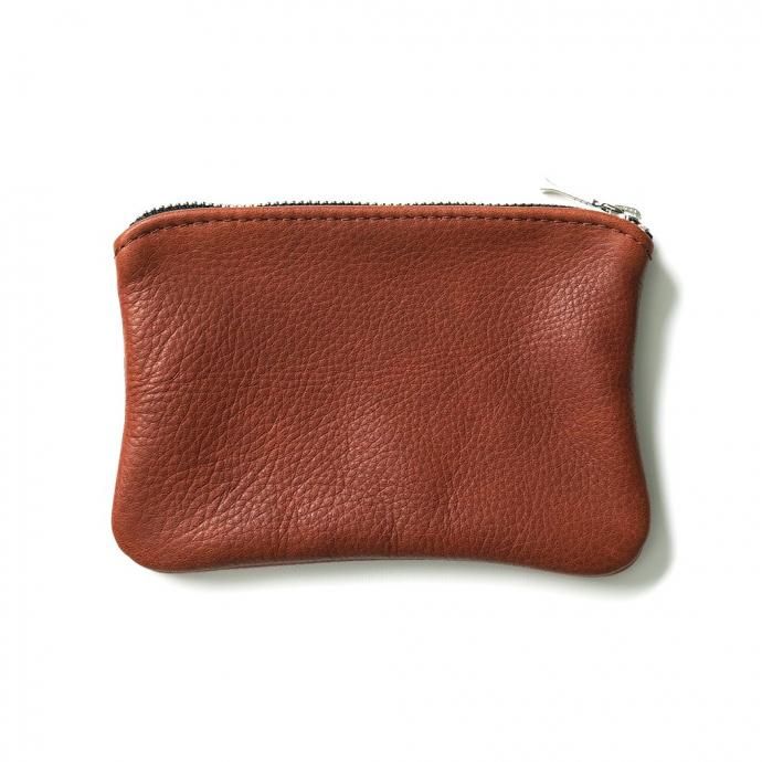 184566747 MOONSHINE LEATHER COMPANY / 6-inch Zippered Pouch - Cognac ࡼ󥷥㥤쥶ѥˡ åѡդݡ 6 ˥å 02