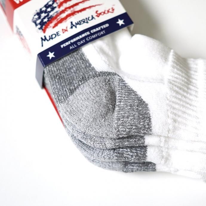 184567003 MADE IN AMERICA SOCKS / 2ڥ 󥯥륽å ۥ磻 Cotton Ankle 2 Pair Socks - White 02