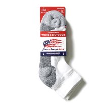 MADE IN AMERICA SOCKS / 2ڥ 󥯥륽å ۥ磻 Cotton Ankle 2 Pair Socks - White